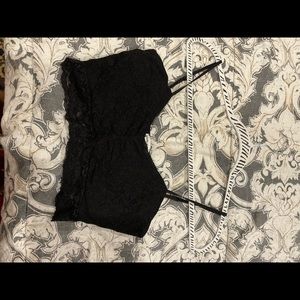 Black lace bralette